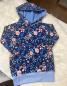 Preview: Blumen Hoodie Größe 104