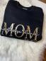Preview: MOM-Sweater, (leo print) personalisiert