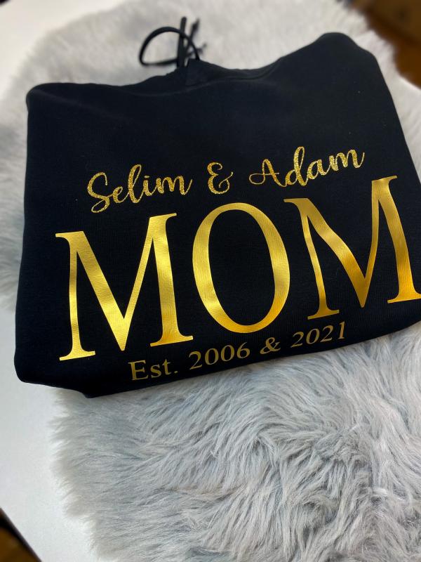 MOM-Hoodie,  personalisiert