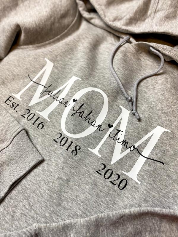 MOM-Hoodie,  personalisiert