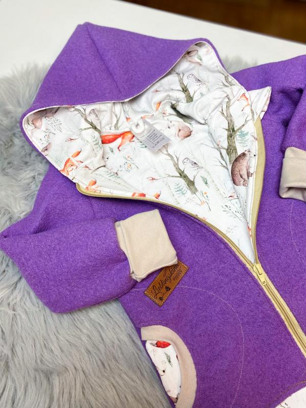 Wollwallk Jacke