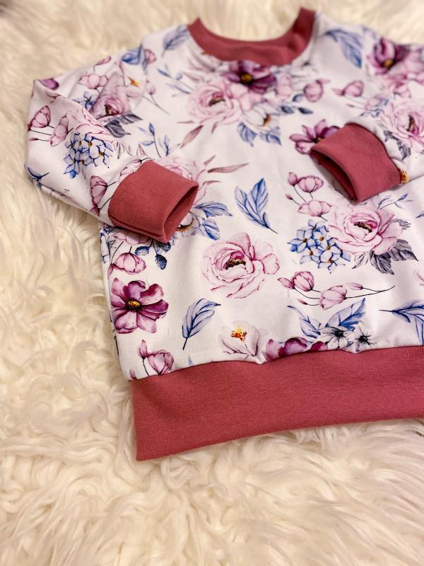 Langarm Shirt Flowers