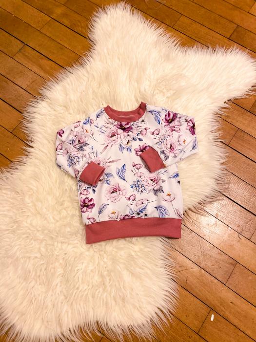 Langarm Shirt Flowers