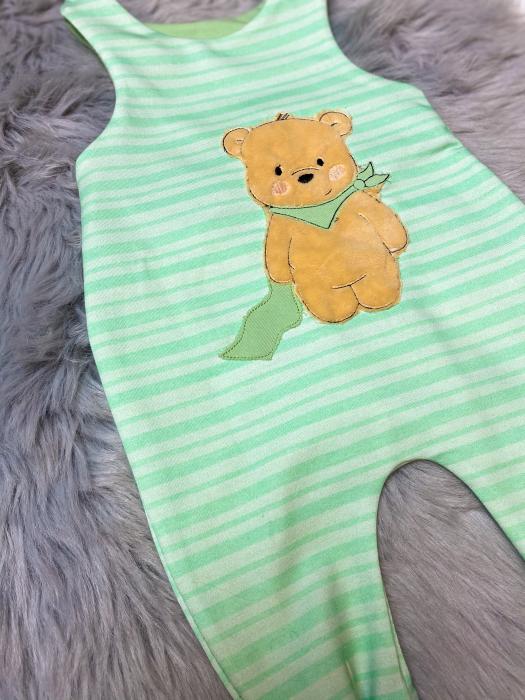 Strampler Teddy Schnuffeltuch