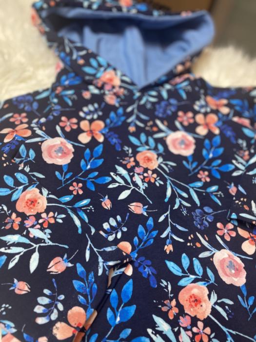 Blumen Hoodie Größe 104