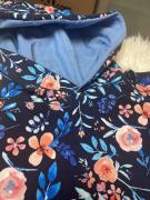 Blumen Hoodie Größe 104